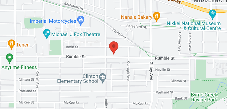 map of 5971 RUMBLE STREET